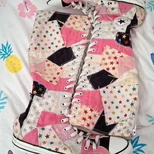 Patchwork Pink converse